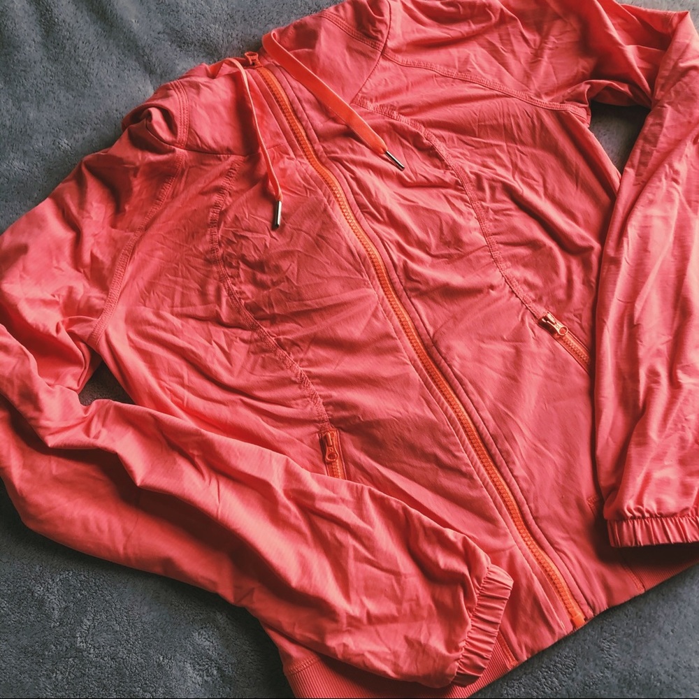 lululemon Hot Pink Zip Up